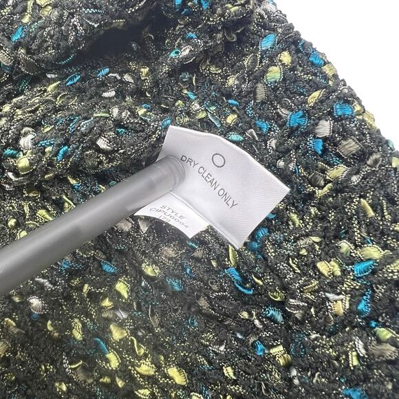 Sigrid Olsen Womens VTG Y2K Heavy Knit Cottage Cardigan Tank Twinset Sz SP - Picture 9 of 16